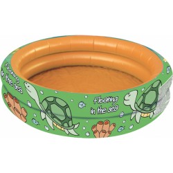 opblaaszwembad Turtle junior 100 x 30 cm groen/oranje