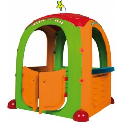 Paradiso Toys speelhuis Cocoon 94 x 125 cm groen/oranje/rood