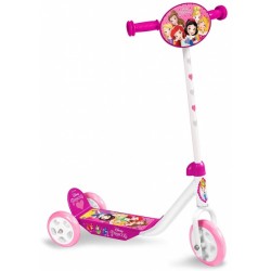 Princess 3-wiel kinderstep Meisjes Vrijloop Wit/Roze
