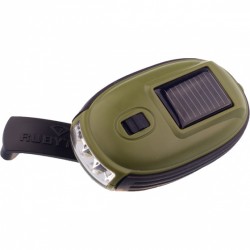 Rubytec zaklamp Kao XL led solar 8,7 x 5 cm ABS olijfgroen