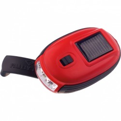 Rubytec zaklamp Kao XL led solar 8,7 x 5 cm ABS rood/zwart