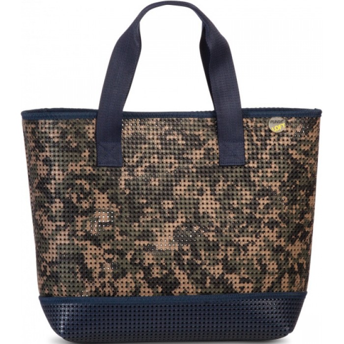 shopper Punta Loft dames 21 liter bruin/navy shopper Punta Loft dames 21 liter bruin/navy