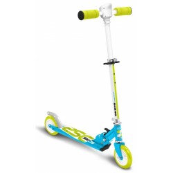 Skids Control vouwstep Junior Voetrem Lichtblauw/Lichtgroen