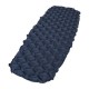 slaapmat Furry opblaasbaar 187 x 55 cm Nylon donkerblauw slaapmat Furry opblaasbaar 187 x 55 cm Nylon donkerblauw