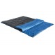slaapzak Ceduna Duo polyester 200 x 150 cm zwart/blauw slaapzak Ceduna Duo polyester 200 x 150 cm zwart/blauw