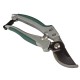 snoeischaar 20 cm staal/rubber groen/zilver snoeischaar 20 cm staal/rubber groen/zilver