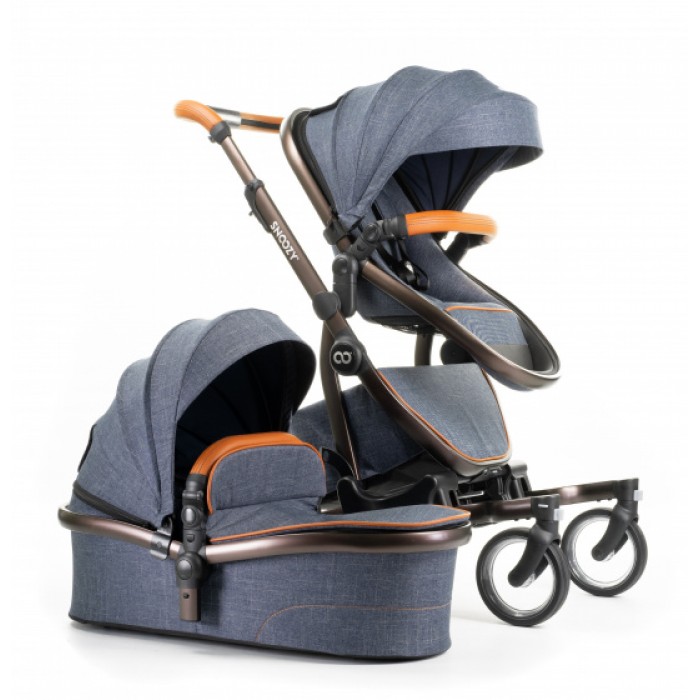 Snoozy kinderwagen ONE sportstoel/reiswieg 108 cm blauw Snoozy kinderwagen ONE sportstoel/reiswieg 108 cm blauw