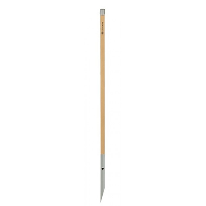 steel ClickUp! 117 x 3,2 cm RVS/hout grijs/bruin steel ClickUp! 117 x 3,2 cm RVS/hout grijs/bruin