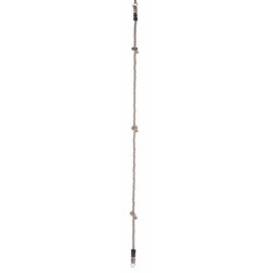 Swing King klimtouw met 3 knopen en 2 ringen 190 cm lichtbruin