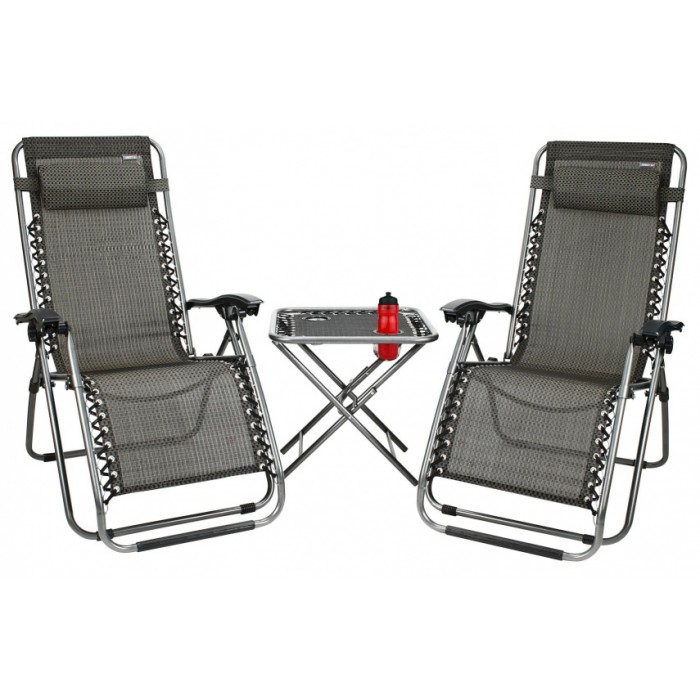 Abbey Camp terrasset 3 delig zwart Abbey Camp terrasset 3 delig zwart