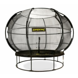 Jumpking trampoline met net en ladder ZorbPOD 366 cm zwart