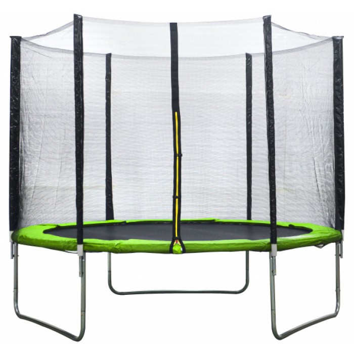 AMIGO trampoline met veiligheidsnet 244 cm lichtgroen