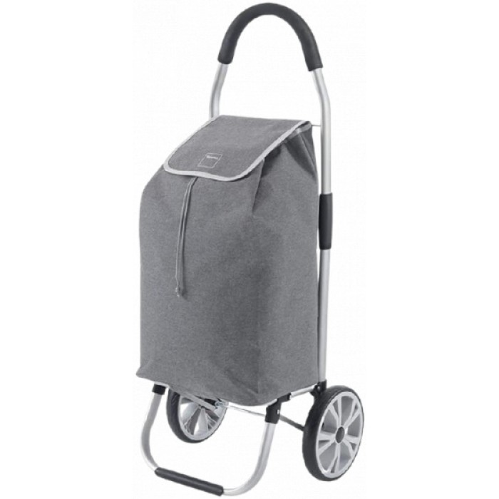 trolley Magnolia 45 liter nylon/aluminium grijs trolley Magnolia 45 liter nylon/aluminium grijs
