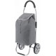 trolley Magnolia 45 liter nylon/aluminium grijs trolley Magnolia 45 liter nylon/aluminium grijs