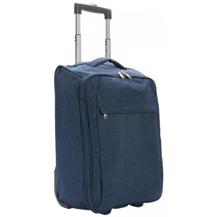 trolley opvouwbaar 40 liter polyester blauw trolley opvouwbaar 40 liter polyester blauw