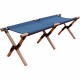 Nigor veldbank Buzzard 120 cm hout/polyester blauw 2-delig Nigor veldbank Buzzard 120 cm hout/polyester blauw 2-delig