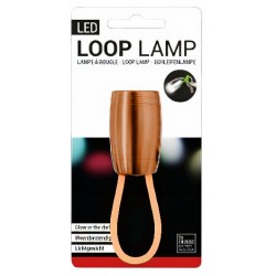 Verhaak zaklamp led batterij 1 lm staal oranje