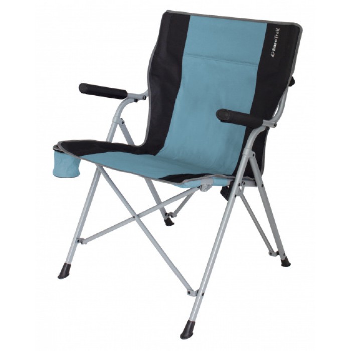 Eurotrail vouwstoel Arras 64 x 91 cm staal/polyester blauw/zwart Eurotrail vouwstoel Arras 64 x 91 cm staal/polyester blauw/zwart
