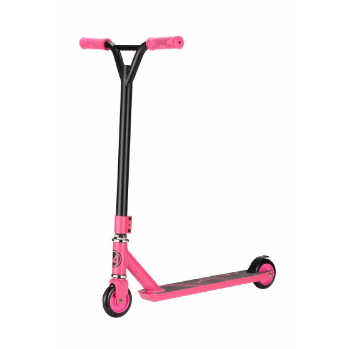 AMIGO Wave stuntstep Junior Voetrem Roze/Zwart AMIGO Wave stuntstep Junior Voetrem Roze/Zwart