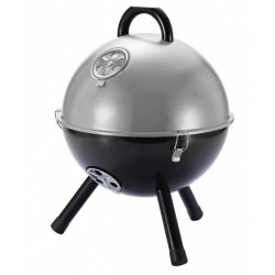 XD Collection barbecue 32 x 32 cm ijzer grijs/zwart