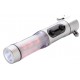 XD Collection veiligheidszaklamp led batterij 19,5 cm ABS zilver XD Collection veiligheidszaklamp led batterij 19,5 cm ABS zilver