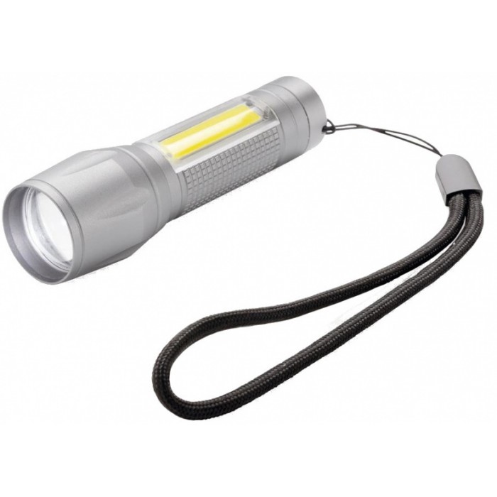 XD Collection zaklamp Focus led batterij 65 lm 9,4 cm alu grijs XD Collection zaklamp Focus led batterij 65 lm 9,4 cm alu grijs