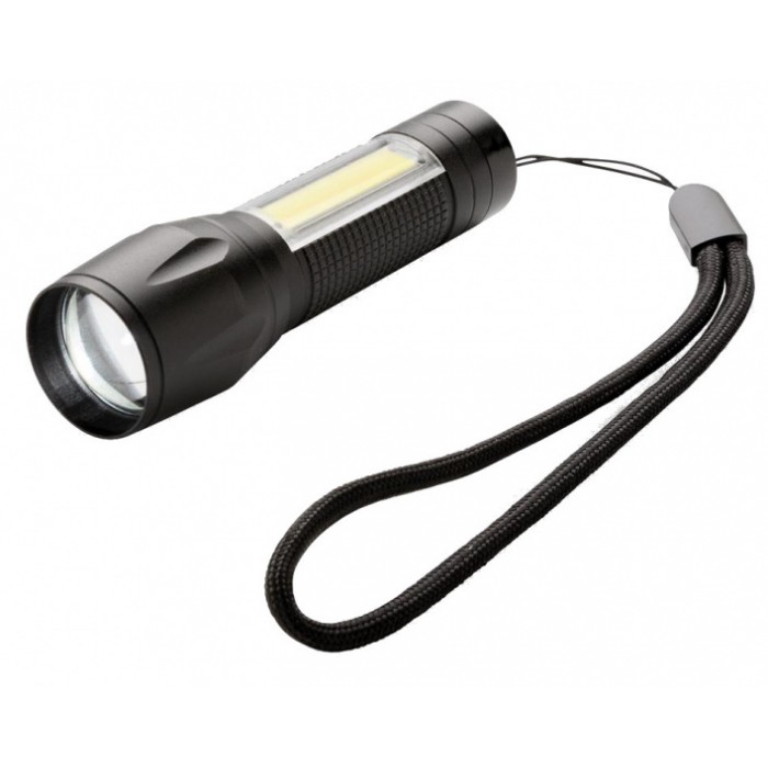 XD Collection zaklamp Focus led batterij 65 lumen 9,4 cm zwart XD Collection zaklamp Focus led batterij 65 lumen 9,4 cm zwart