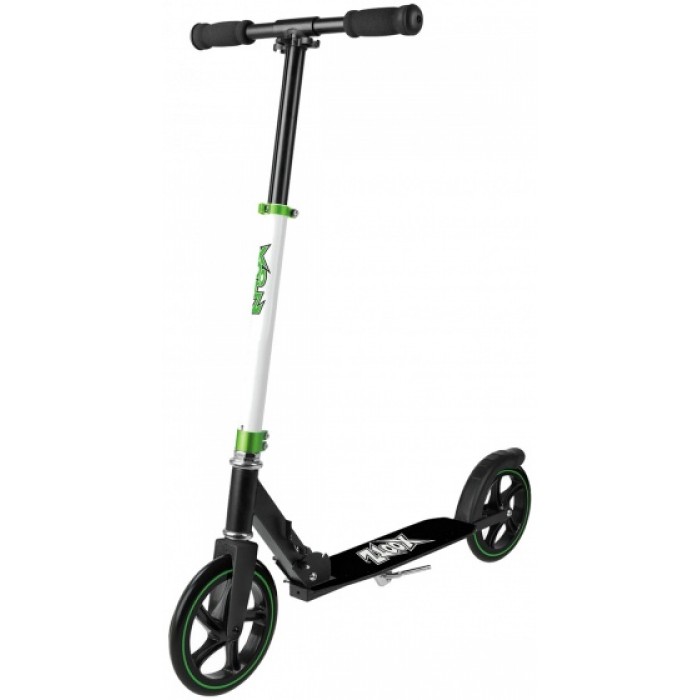 Xoo Large Wheeled stuntstep Junior Voetrem Wit/Zwart Xoo Large Wheeled stuntstep Junior Voetrem Wit/Zwart