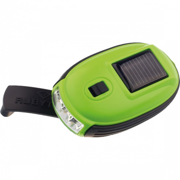 Rubytec zaklamp Kao XL led solar 8,7 x 5 cm ABS groen/zwart Rubytec zaklamp Kao XL led solar 8,7 x 5 cm ABS groen/zwart