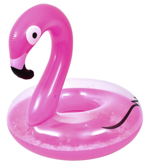 matchmaker Boos worden Verwaarlozing zwemband flamingo 133 x 52 cm roze